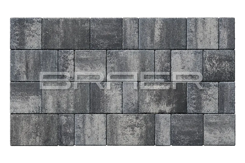 Тротуарная плитка Старый город Ландхаус, Ночь BRAER 60 мм