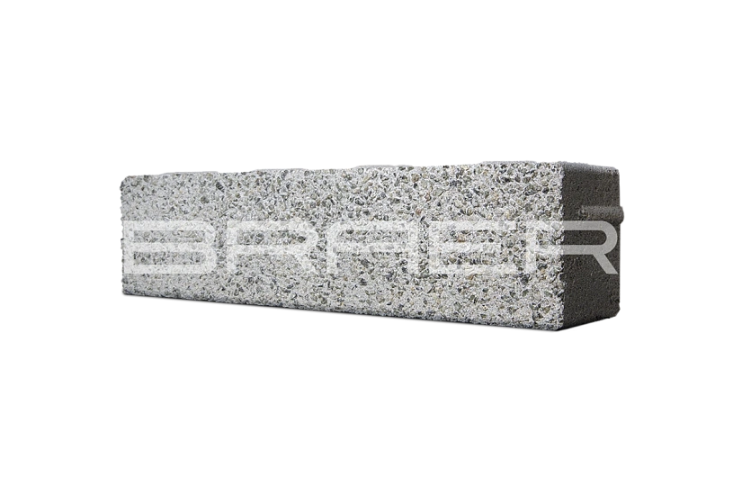 Тротуарная плитка Ригель 2.0, Гранит на сером Select BRAER 60 мм