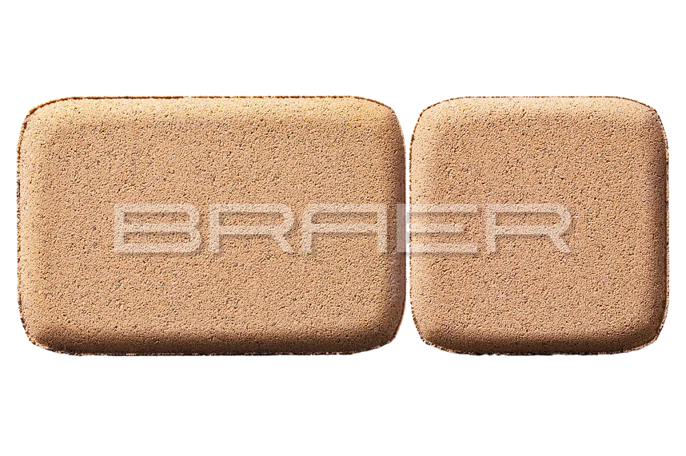 Тротуарная плитка Классико Дуо, Медовый BRAER 40 мм