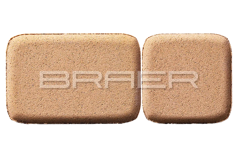 Тротуарная плитка Классико Дуо, Медовый BRAER 40 мм