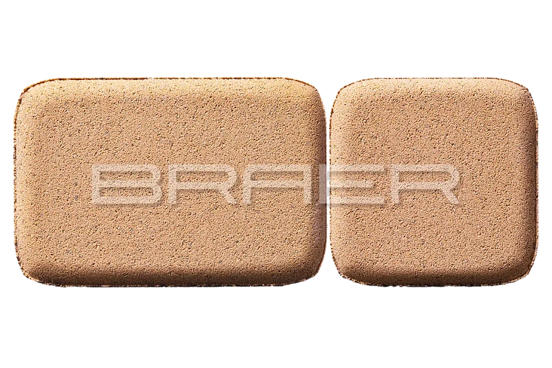 Тротуарная плитка Классико Дуо, Медовый BRAER 40 мм