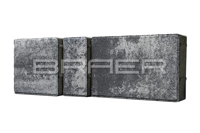 Тротуарная плитка Старый город Ландхаус, Ночь BRAER 60 мм