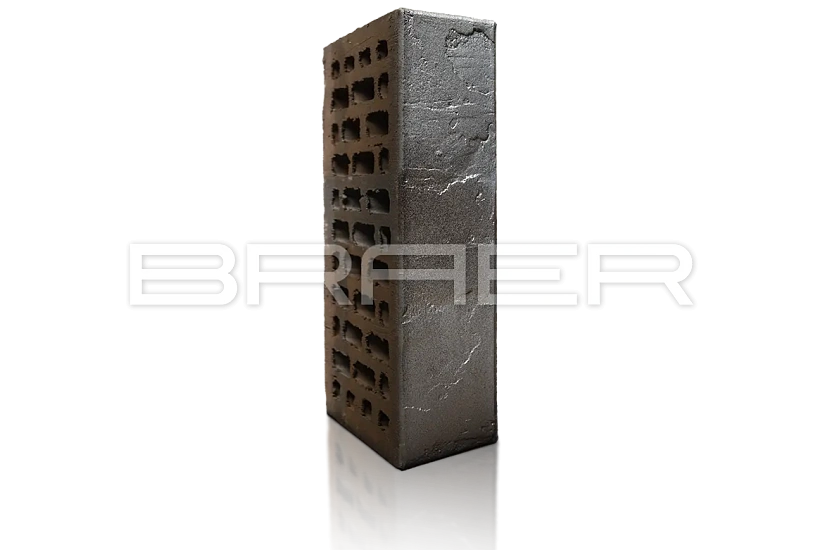 Кирпич облицовочный BRAER PRO 34.03 одинарный 1 NF