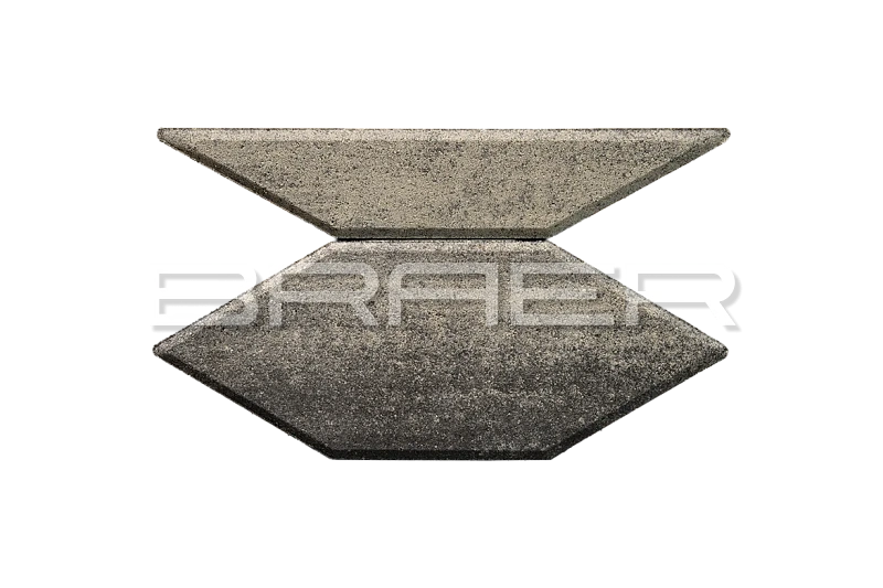 Тротуарная плитка Карат, Ночь BRAER 80 мм