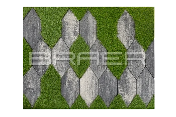 Тротуарная плитка Карат, Ночь BRAER 80 мм