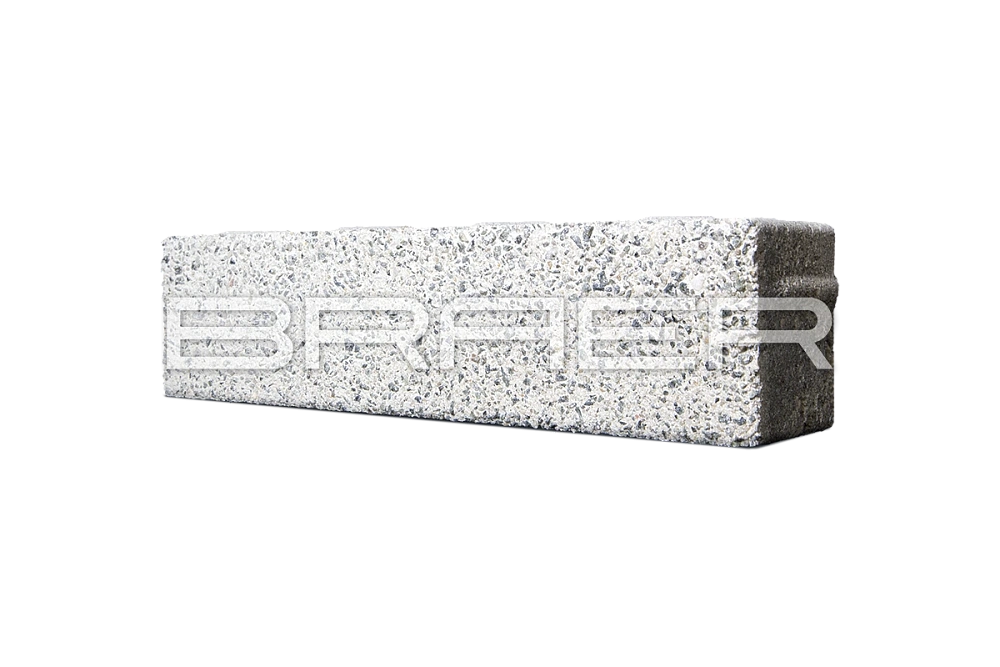 Тротуарная плитка Ригель 2.0, Гранит на белом Select BRAER 60 мм
