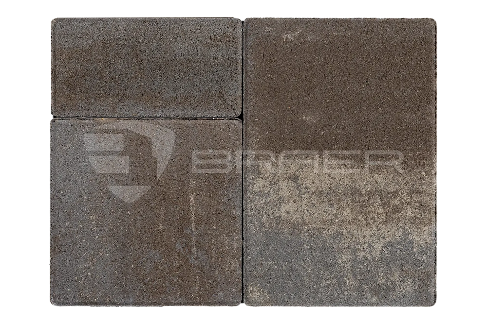 Тротуарная плитка Старый город Ландхаус, Байкал BRAER 60 мм