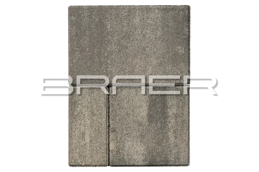 Тротуарная плитка Мозаика, Туман BRAER 60 мм