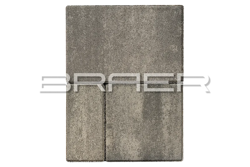 Тротуарная плитка Мозаика, Туман BRAER 60 мм