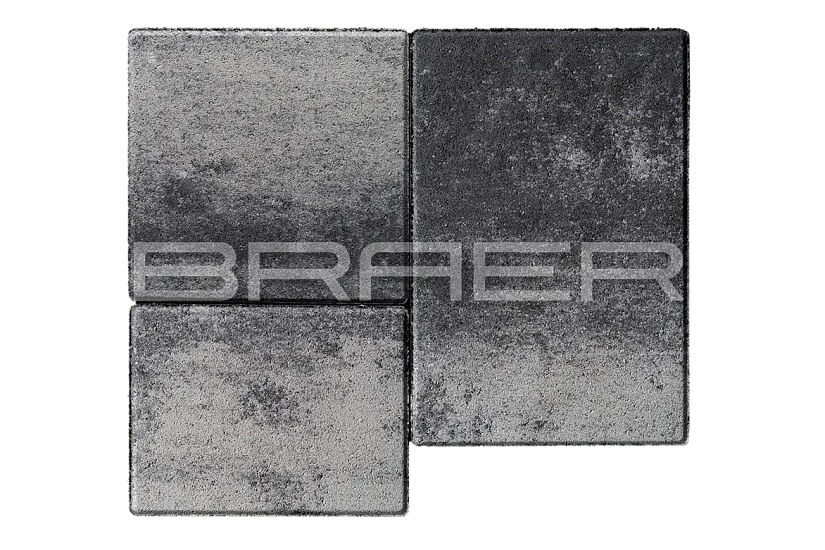 Тротуарная плитка Старый город Венусбергер, Ночь BRAER 40 мм