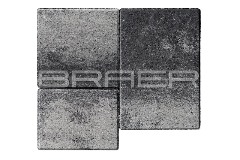 Тротуарная плитка Старый город Венусбергер, Ночь BRAER 40 мм