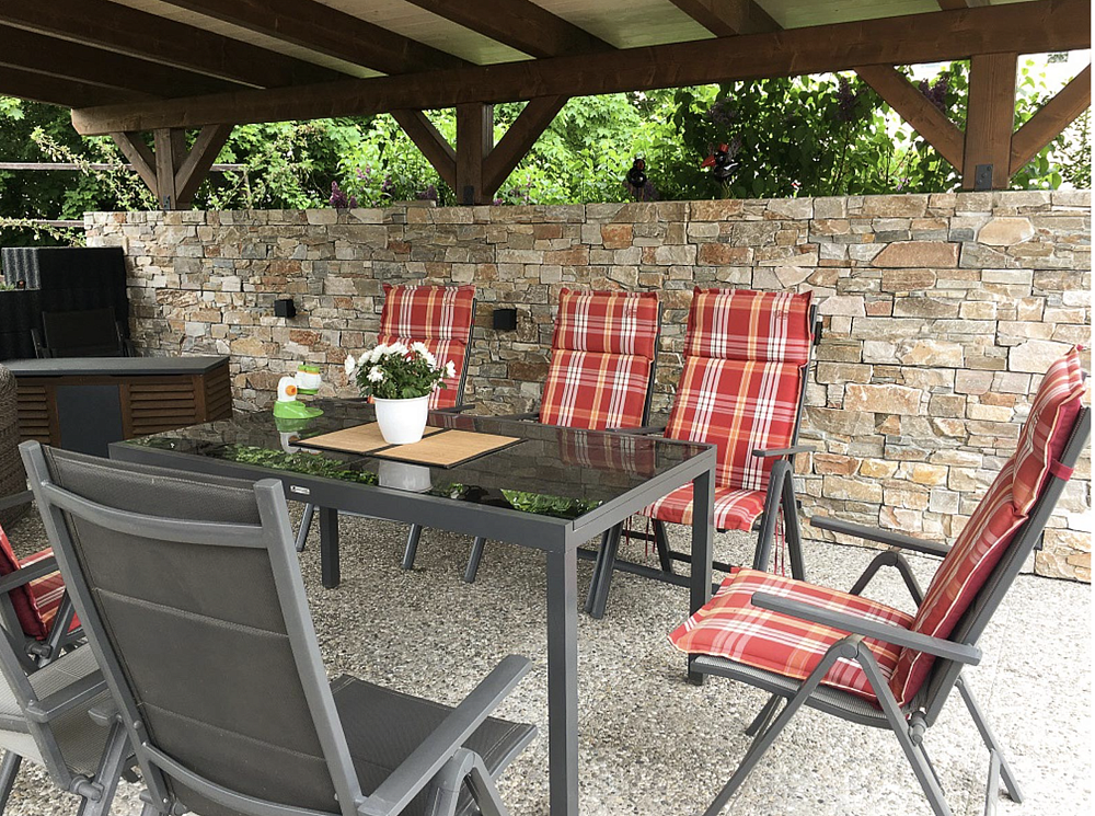 3D панель из натурального камня Кварцит Бежевый Грубый камень Pharaon