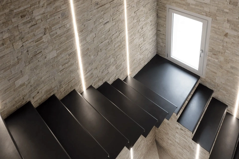 3D панель из натурального камня Кварцит Бежевый Модерн Pharaon