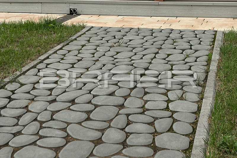 Газонная решетка Грин Галет, Серый BRAER 80 мм