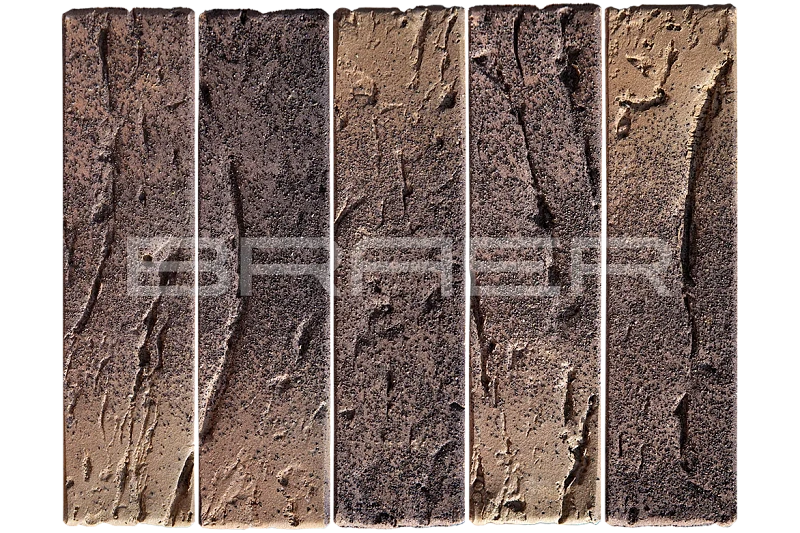 Кирпич облицовочный Браер кладка LIMITED ЭТНА одинарный 1 NF кора дуба