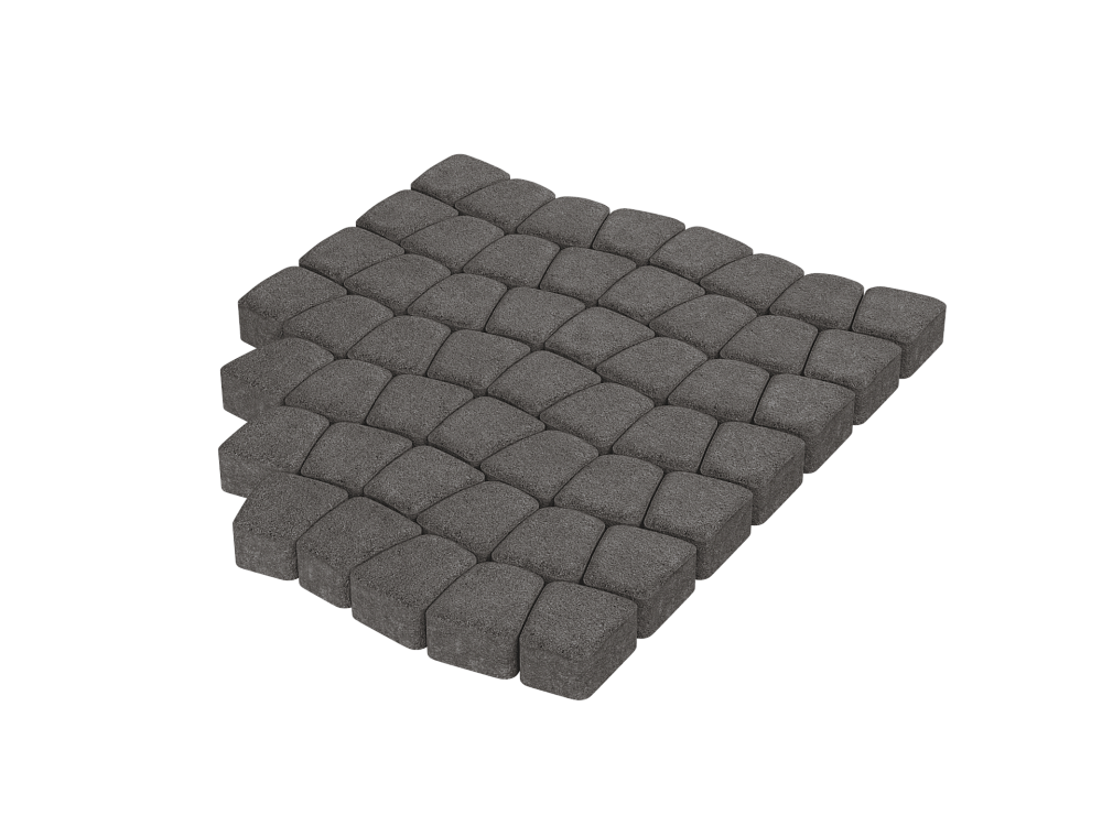 Тротуарная плитка Классико Серый Stellard 60 мм