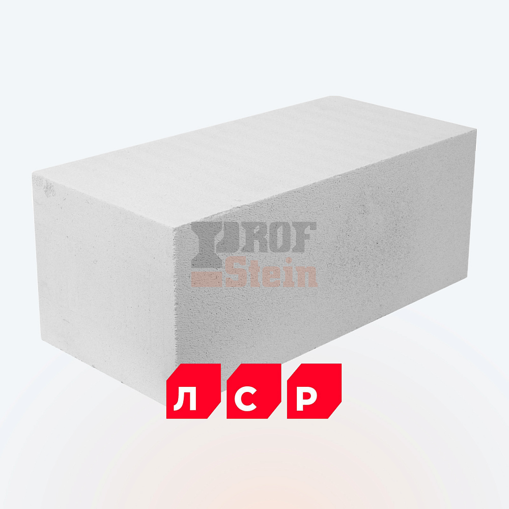 Блок Classic газобетонный стеновой 625х300х250 D500 В3,5 ЛСР Кикерино