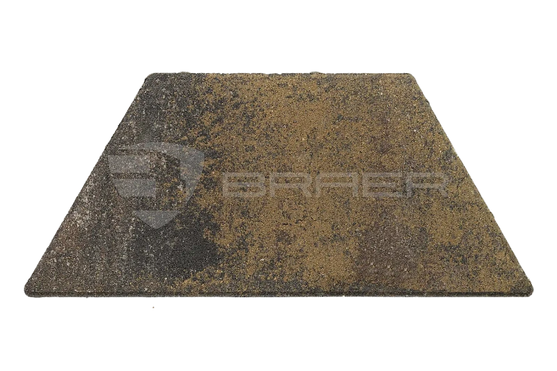Тротуарная плитка Трапеция Color Mix Рускеала BRAER 60 мм