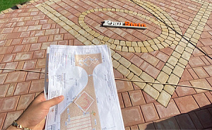 Дизайн-проект мощения в подарок