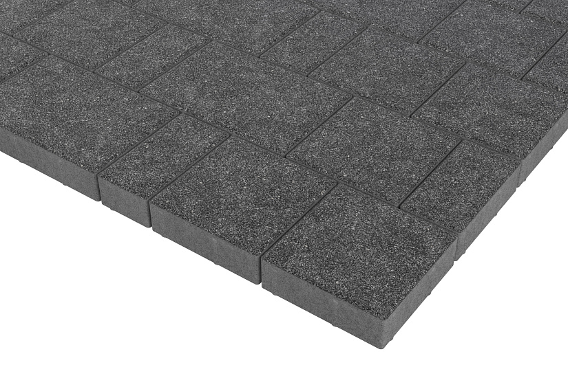 Тротуарная плитка Мозаика Черный агат Stellard 60 мм