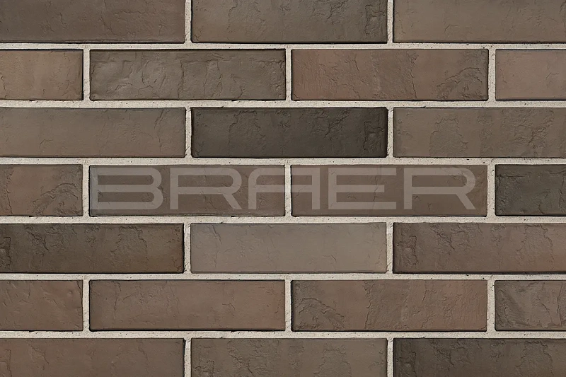 Кирпич облицовочный Браер кладка Мокко одинарный 1 NF Терра