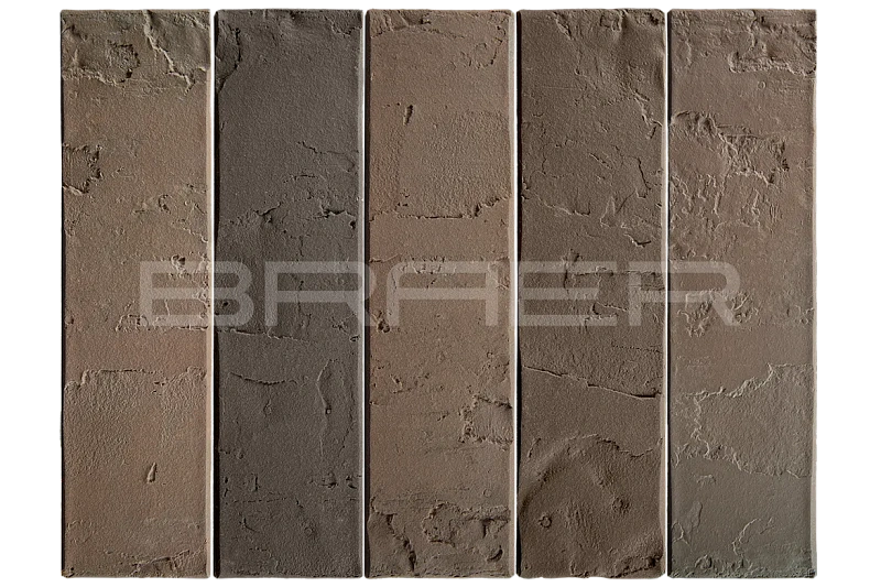 Кирпич облицовочный Браер кладка Мокко одинарный 1 NF Терра