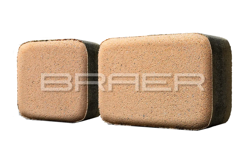 Тротуарная плитка Классико Дуо, Медовый BRAER 40 мм