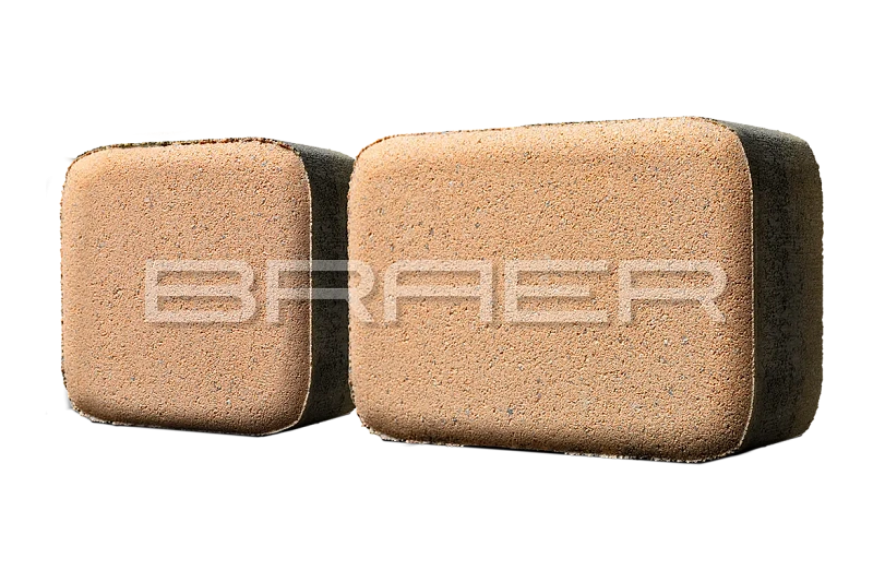 Тротуарная плитка Классико Дуо, Медовый BRAER 40 мм