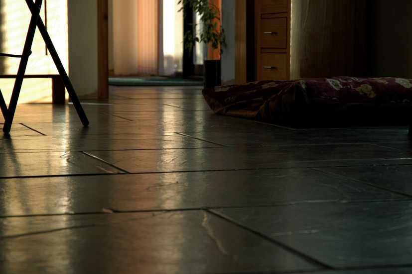 Плитка Черный сланец (браш) 600х300 Pharaon