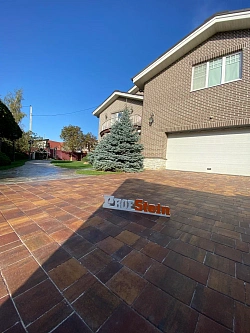 Тротуарная плитка Старый город Ландхаус, Мальва BRAER 80 мм