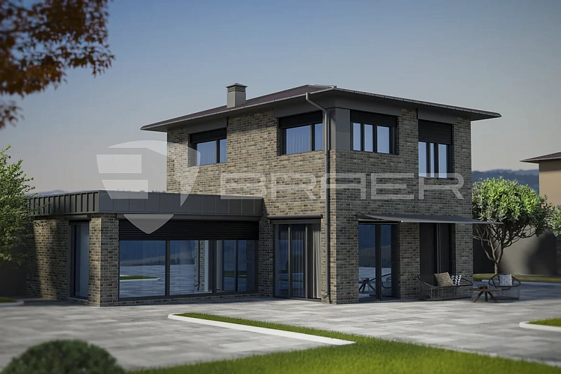 Кирпич облицовочный BRAER PRO 2.10 одинарный 1 NF