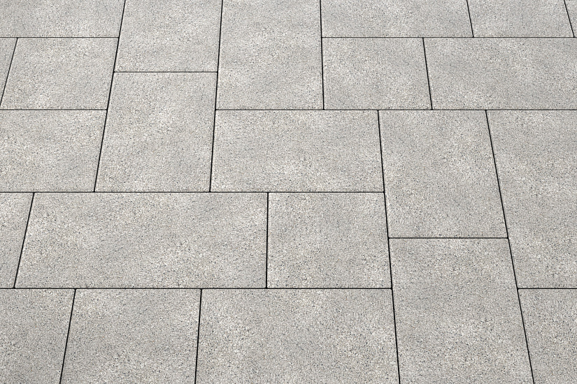 Тротуарная плитка Мозаика XL Белый мрамор Stellard 60 мм