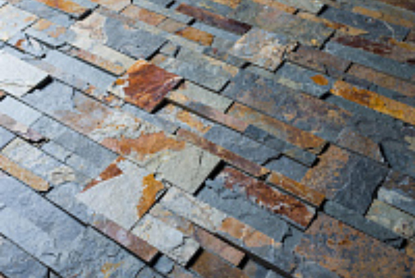 3D панель из натурального камня Сланец Мультиколор Модерн Pharaon