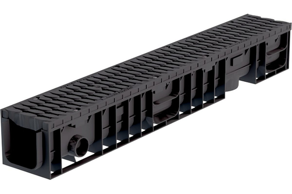 Лоток Aquastok ЛВП Master DN100 H135 B125 1000x148x135 с пластиковой решеткой (комплект) (110131) 549070