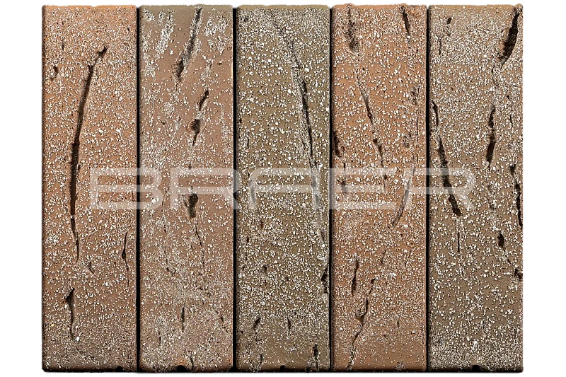 Кирпич облицовочный баварская кладка одинарный 1 NF кора дуба с песком М-150 Браер