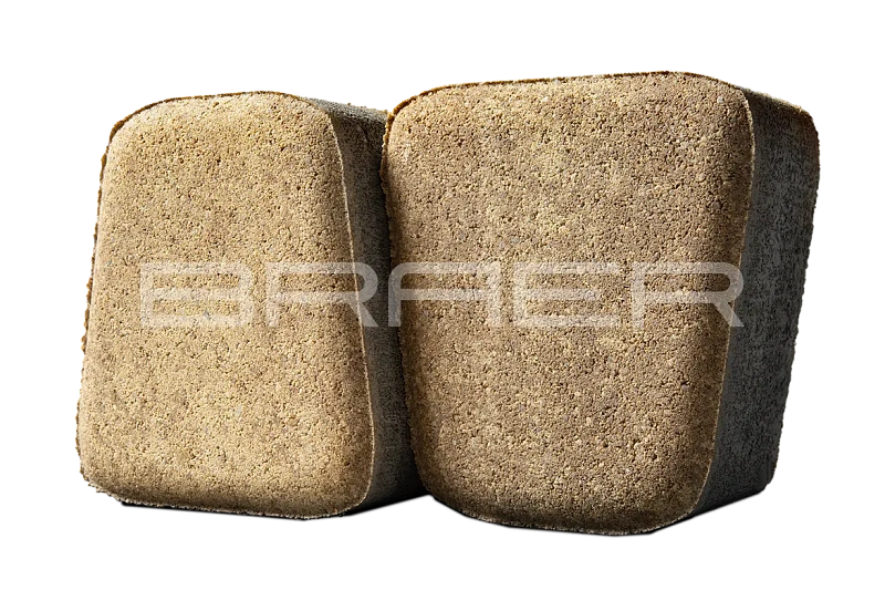 Тротуарная плитка Классико круговая, Миндаль BRAER 60 мм