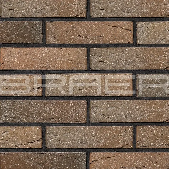 Кирпич облицовочный баварская кладка евро 0.7 NF кора дуба с песком М-150