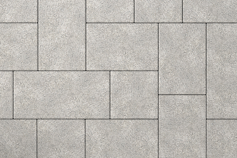 Тротуарная плитка Мозаика XL Белый мрамор Stellard 60 мм