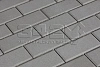 Тротуарная плитка Брусчатка, Серый 342 МЗ 100 мм