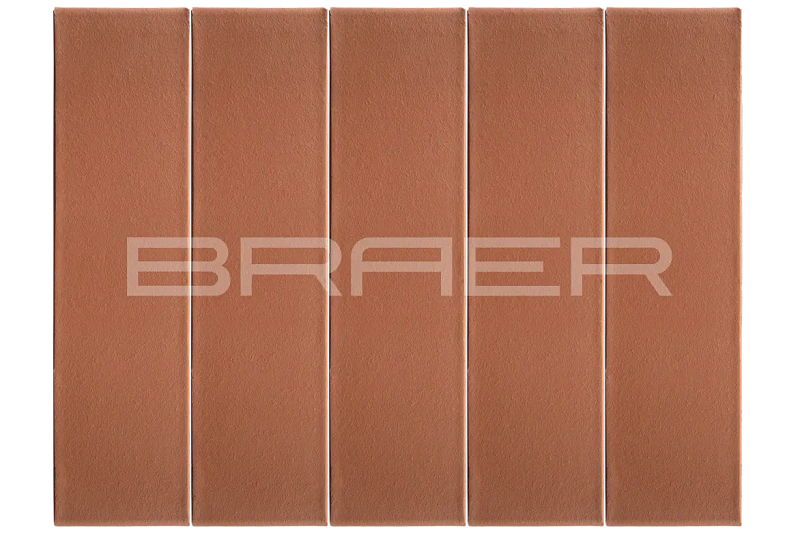 Кирпич облицовочный красный евро 0.7 NF гладкий М-150 Браер