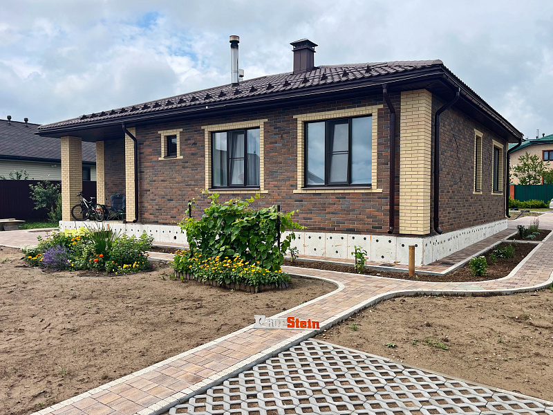 Проект Укладка тротуарной плитки от Braer и Steingot 247 м2 в г. Истра, КП Зыковский Уезд