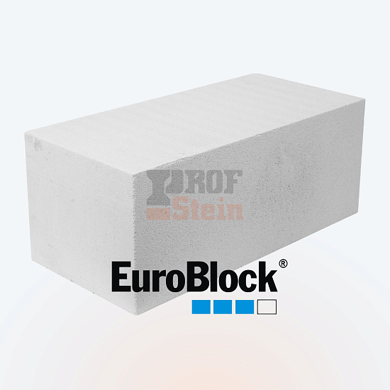 Блок газобетонный стеновой 600х300х200 D500 В2,5 EuroBlock Воронеж