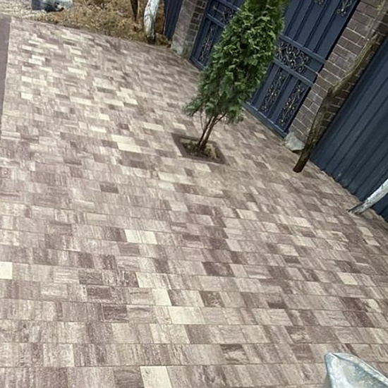 Тротуарная плитка КОЛОР МИКС №25 Шоколад НОВЫЙ ГОРОД 1НГ4Ф Нобетек 40 мм