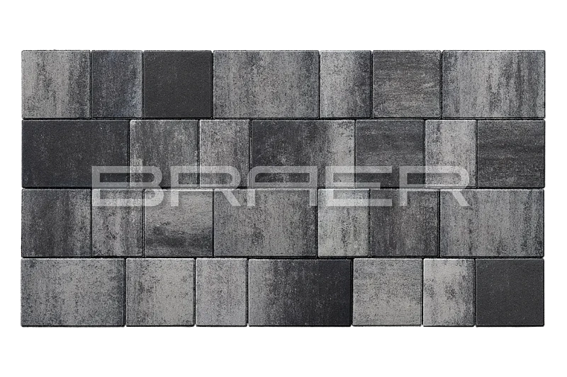 Тротуарная плитка Старый город Венусбергер, Ночь BRAER 40 мм