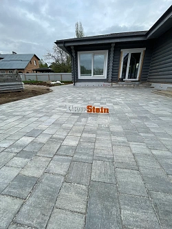 Тротуарная плитка Старый город Ландхаус, Туман BRAER 60 мм