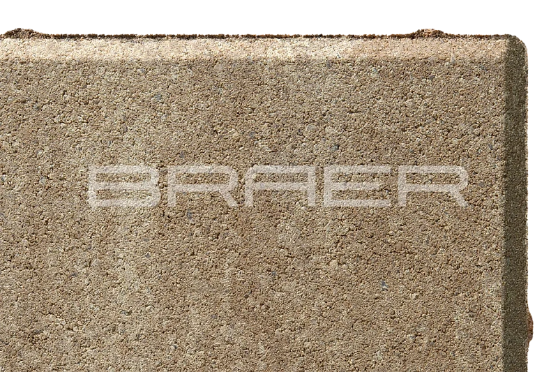 Тротуарная плитка Прямоугольник, Миндаль BRAER 40 мм
