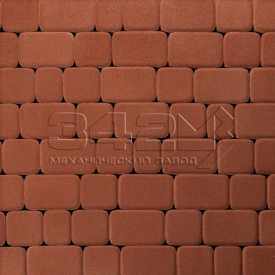 Тротуарная плитка Классика 60 Ярко-красный 342 МЗ