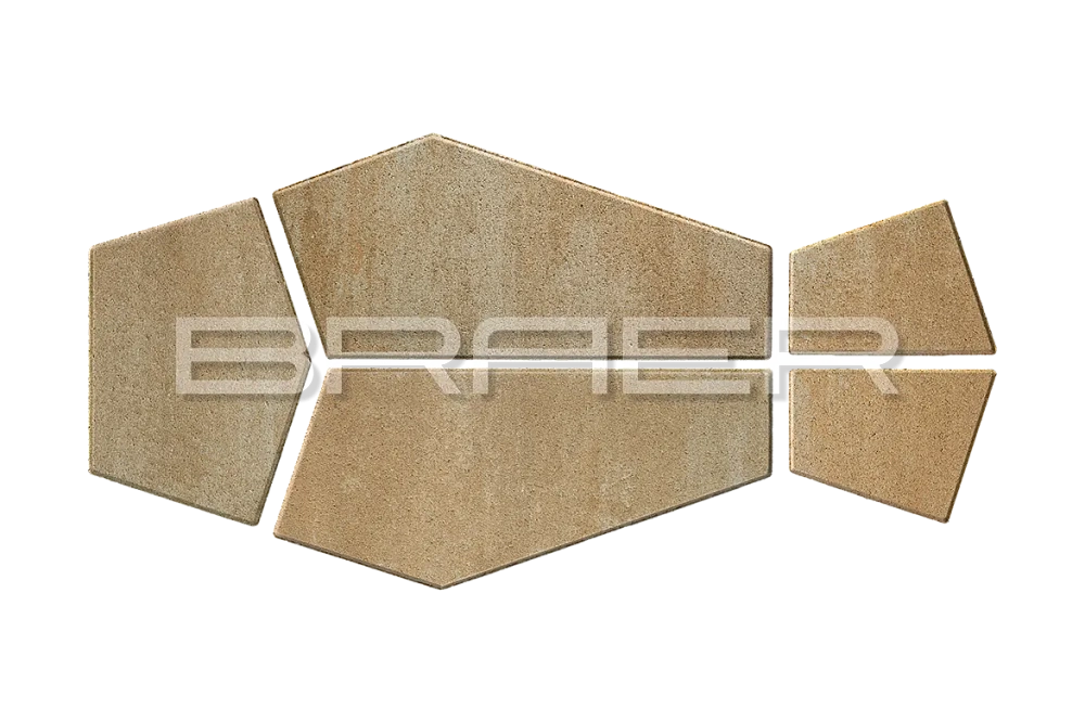Тротуарная плитка Витраж, Плато BRAER 80 мм