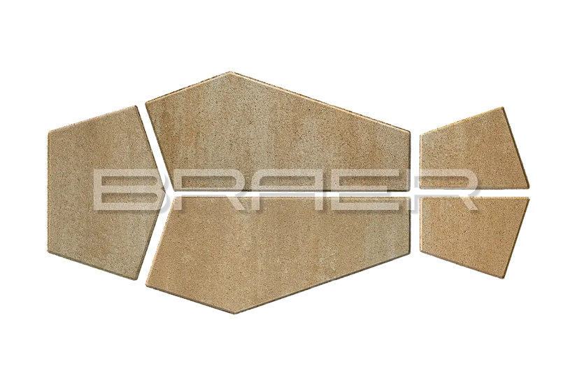 Тротуарная плитка Витраж, Плато BRAER 80 мм