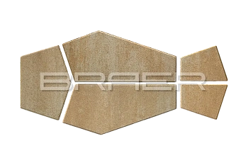 Тротуарная плитка Витраж, Плато BRAER 80 мм